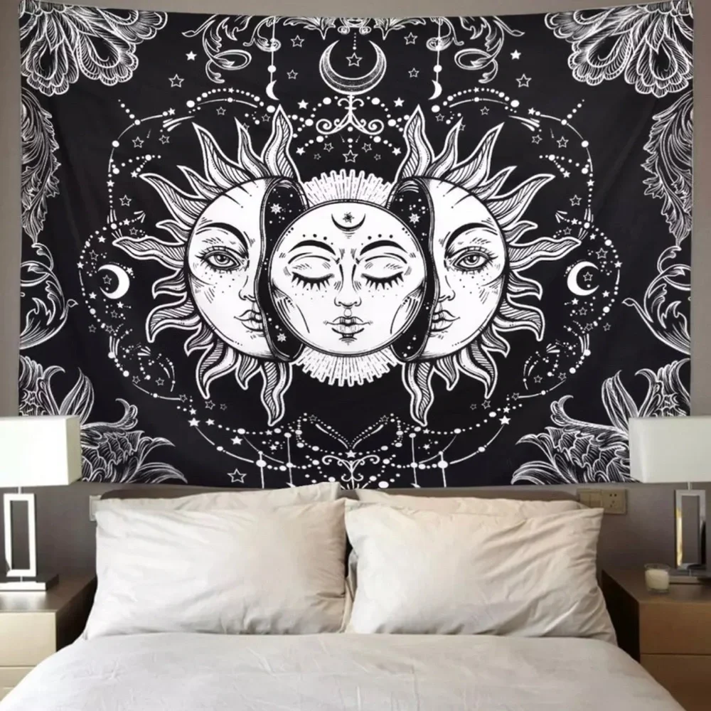 Sun And Moon Cosmic Tapestry